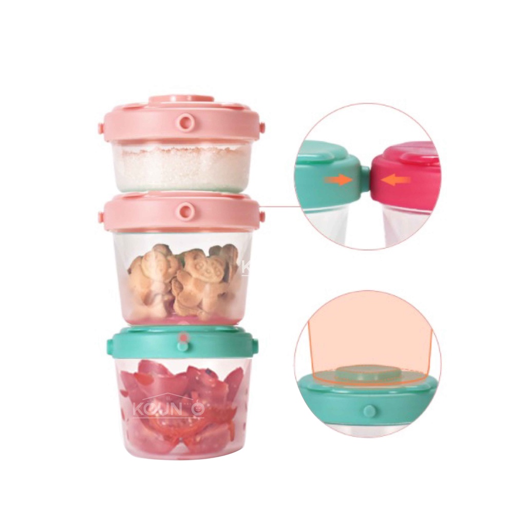 Baby Food Container Mpasi Wadah Tempat Penyimpanan Makanan Kaldu Mpasi Perlengkapan Mpasi BPA Free Food Grade