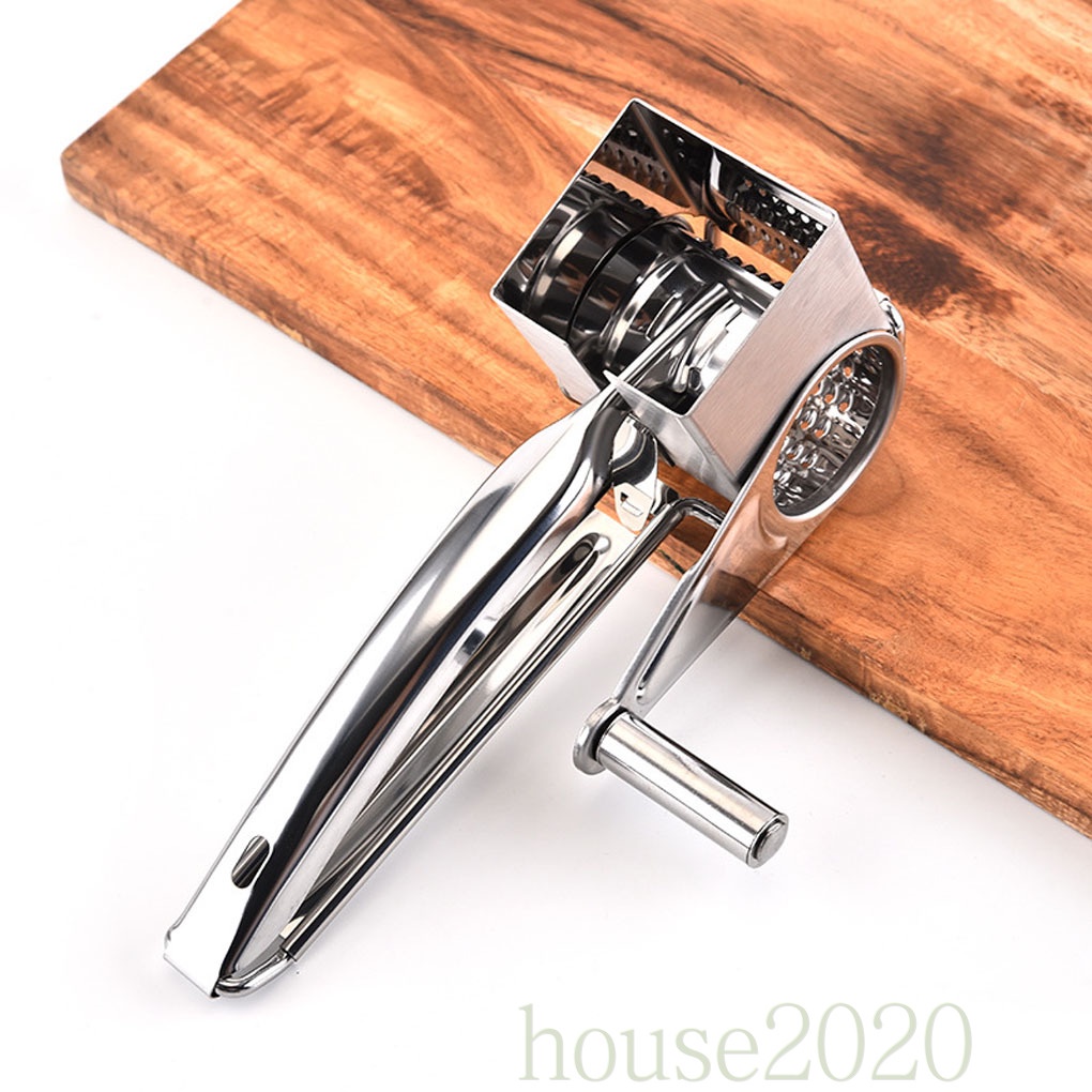 (House2020) Parutan Keju / Sayuran / Cokelat / Wortel / Jahe Manual Multifungsi Bahan Stainless Steel