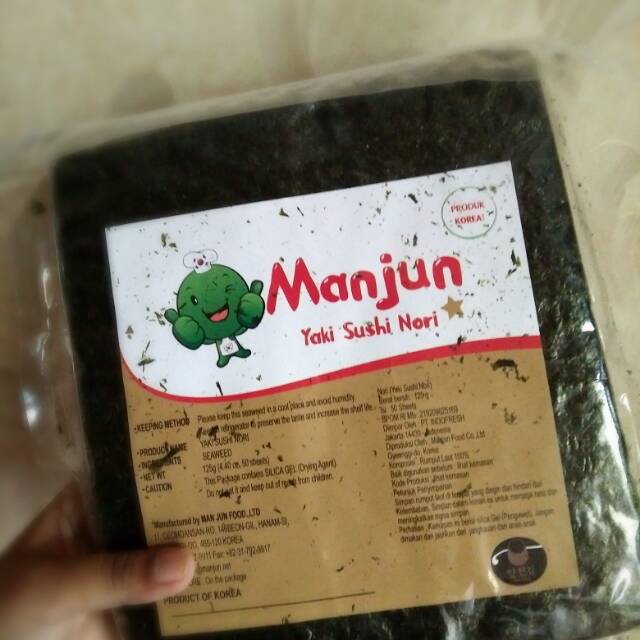 Jual Manjun Yaki Sushi Nori Kemasan Share Size Shopee Indonesia