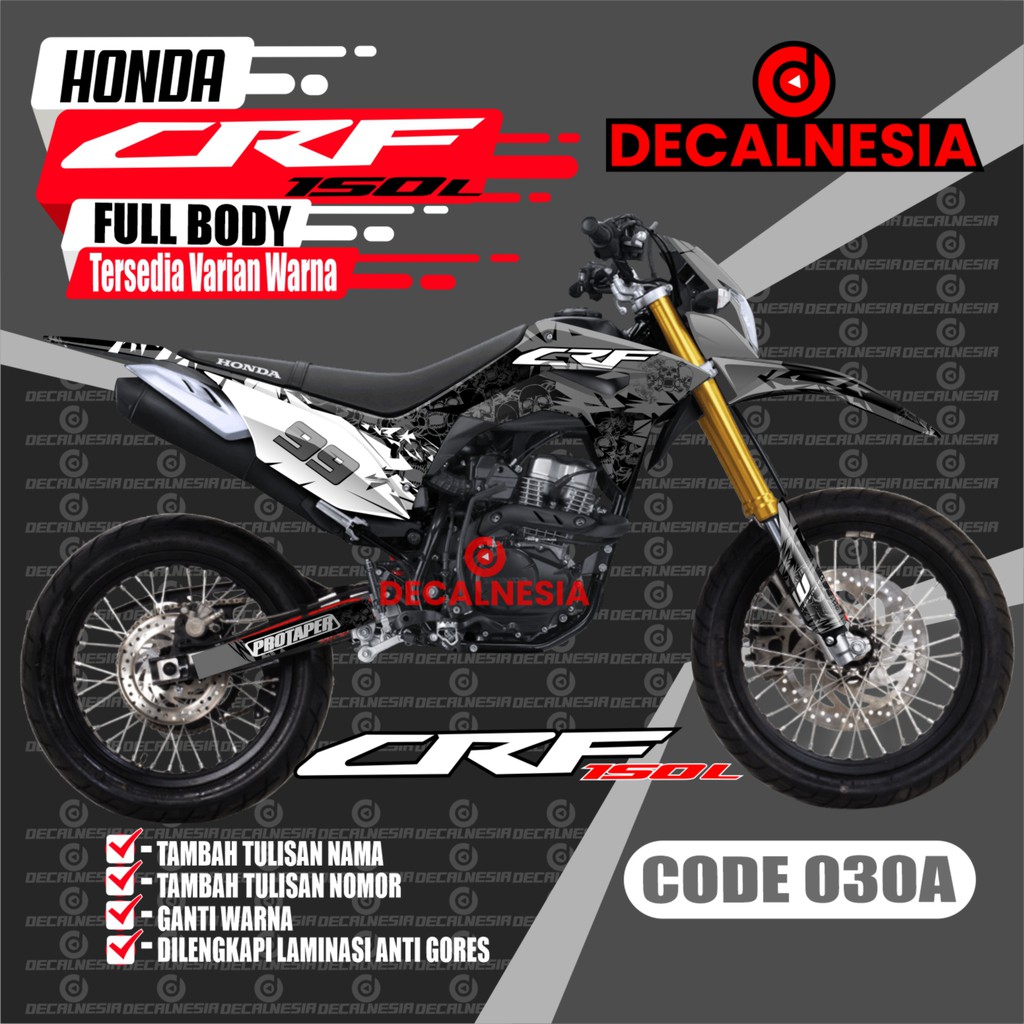 Harga Decal Crf Terbaik Aksesoris Motor Otomotif April 2021 Shopee Indonesia