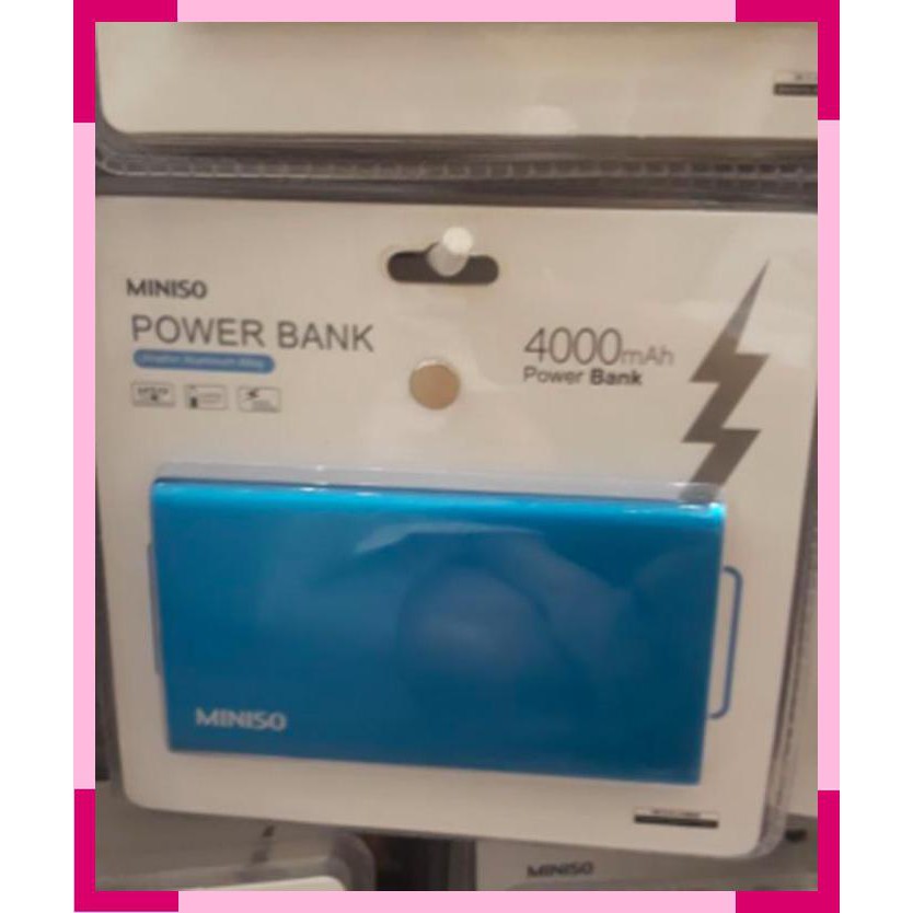 Power Bank Miniso 4000 mAH | Power Bank Murah