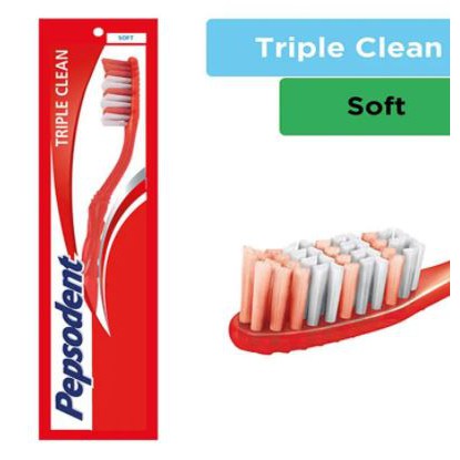 Pepsodent Sikat Gigi isi 1 pcs/3 pcs