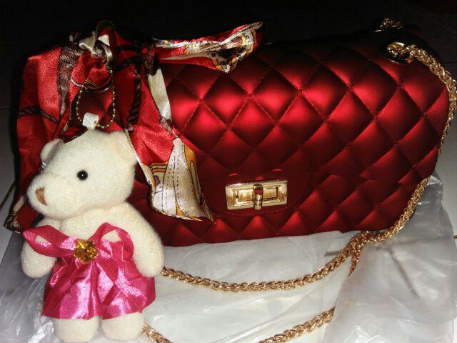 Tas Maxi Classic polos Uk 22CM Tas Jelly Matte tas fashion