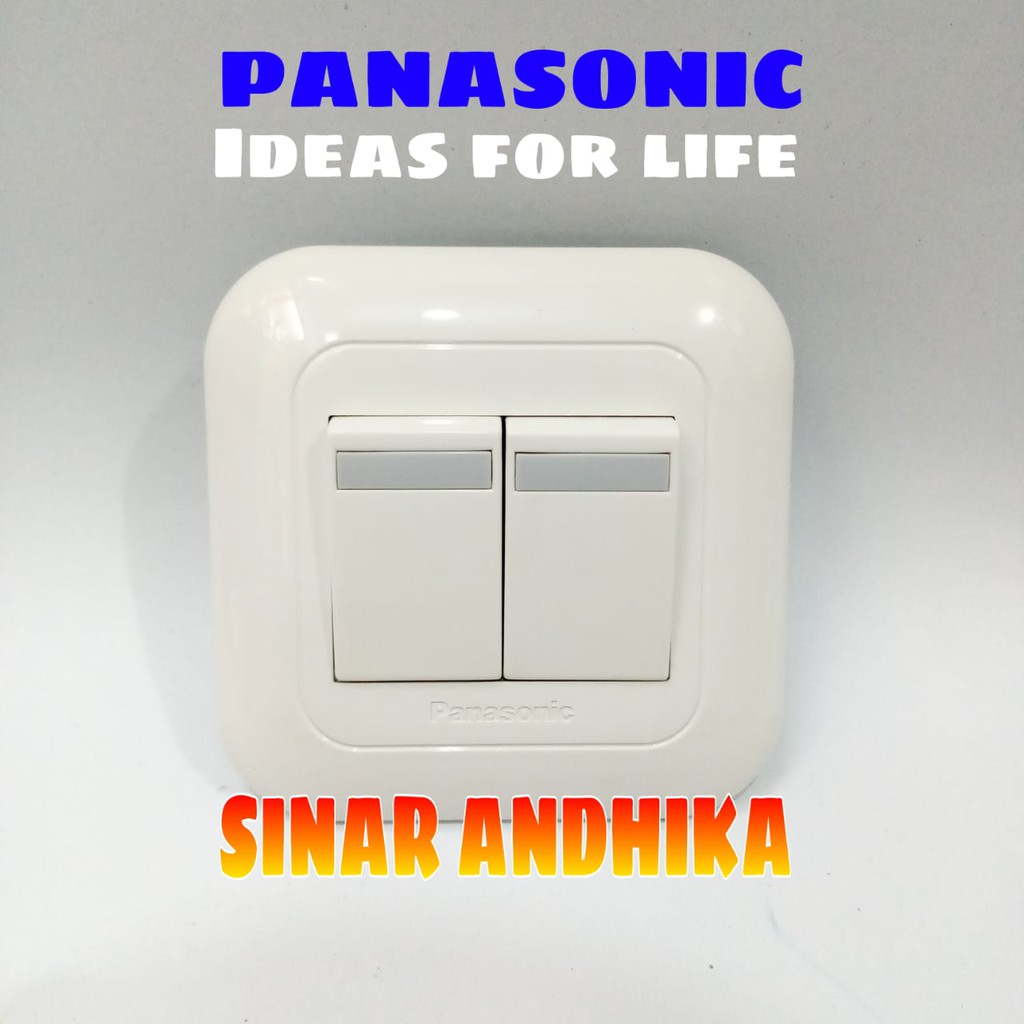 SAKLAR SERI KECIL HOTEL PUTIH PANASONIC WEJ 78029+WEJ 5532