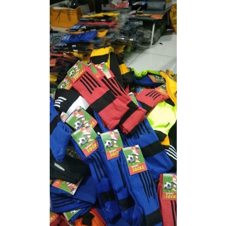 obral (12 pasang) kaos kaki BOLA/putsal pria dewasa  / grosir termurah / paket usaha termurah