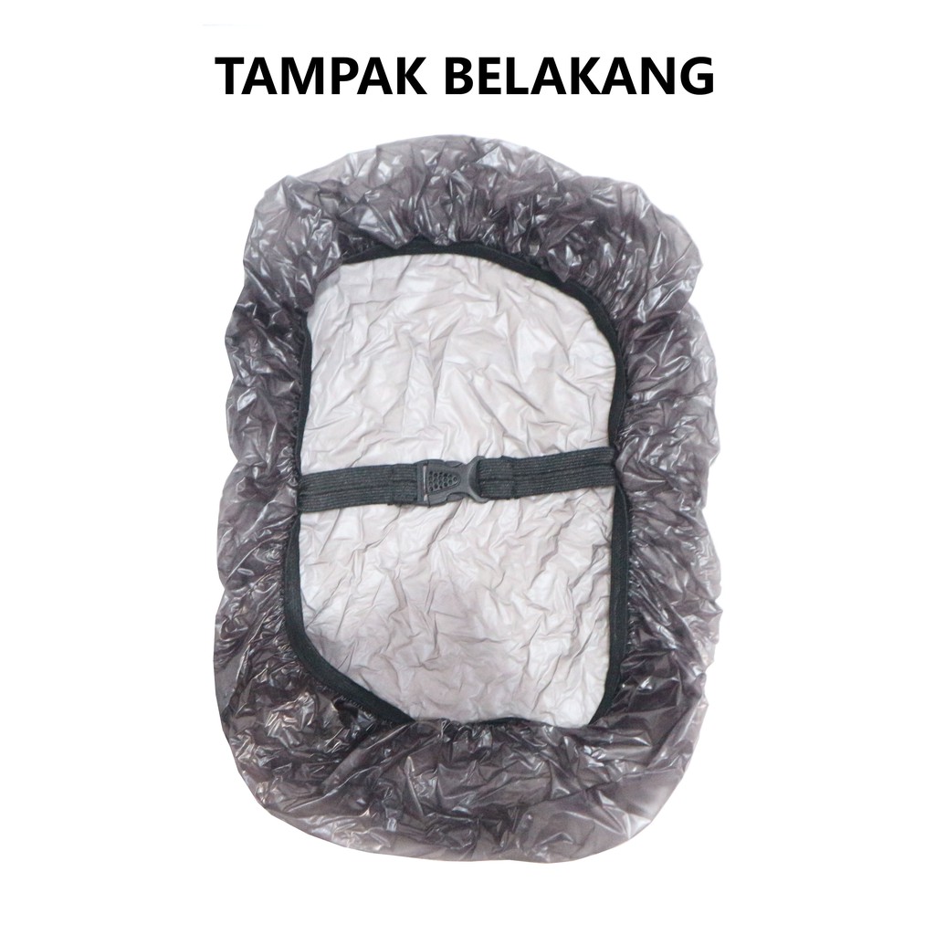 Termurah Rain Cover Transparan Bening Anti Air Water Proof Berkualitas