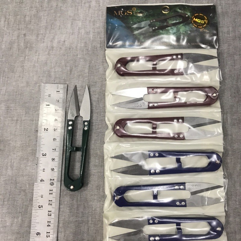 Gunting benang industri garmen / gunting kertas serbaguna merk MGS TC-805