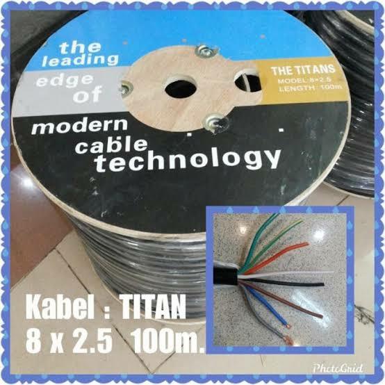 Kabel Speaker The Titans 8x2.5 Panjang 50 Meter