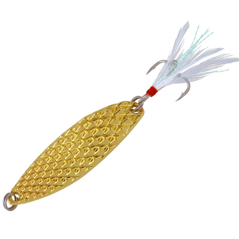 1Pcs Metal Sequin Spoon Umpan Pancing 5g 7g 10g 15g 20g Swimbait Fishing Lures Ikan Bass Bait Wobbler Tackle