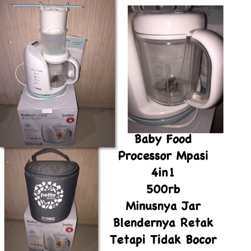Preloved Oonew Food Processor Mpasi / Blender Oonew Bekas Murah / Food Processor Oonew Bekas Murah