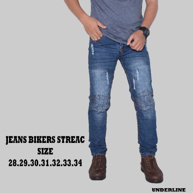 Skinny Celanajeans Celanapanjang Celanapria BH913 CELANA JEANS PRIA HITAM SLIMFIT SOBEK SOBEK COWOK