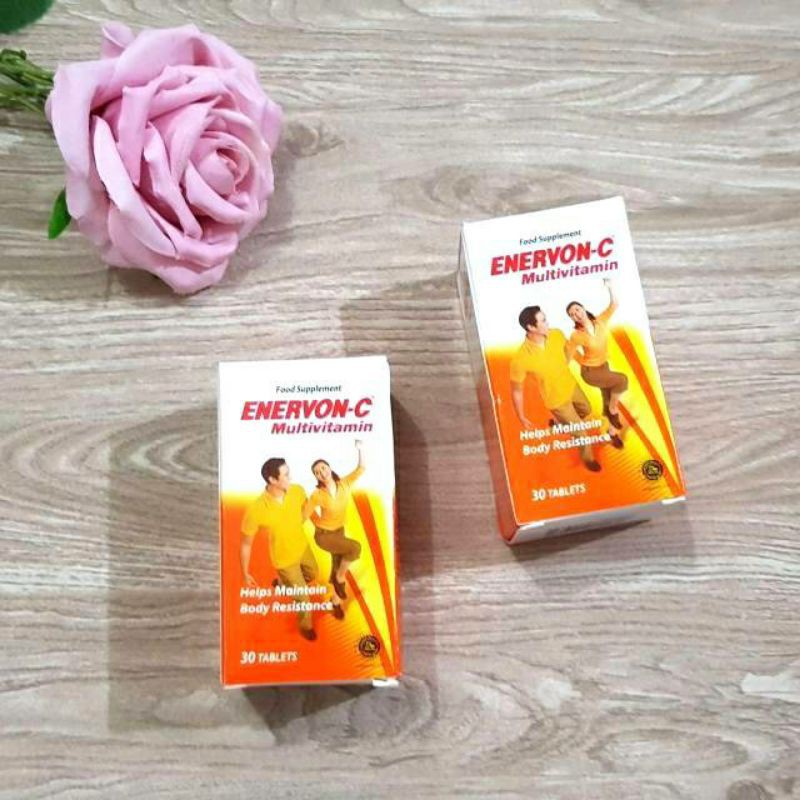 Enervon-C isi 30 multivitamin vitamin c 1box ORI enervon c