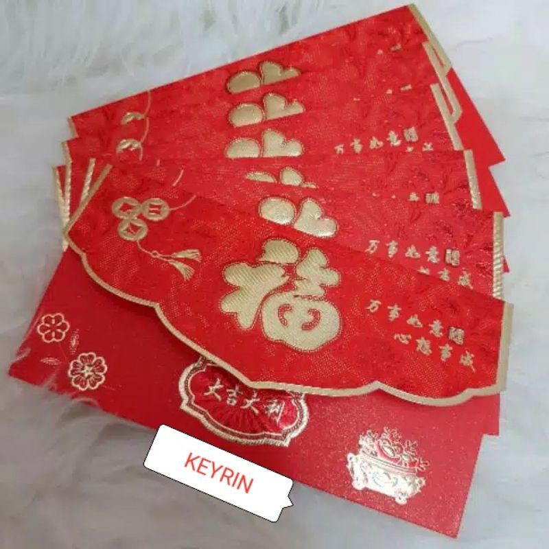 

Angpao Imlek Fu Model Dompet 6Lembar/Angpao Imlek 2025