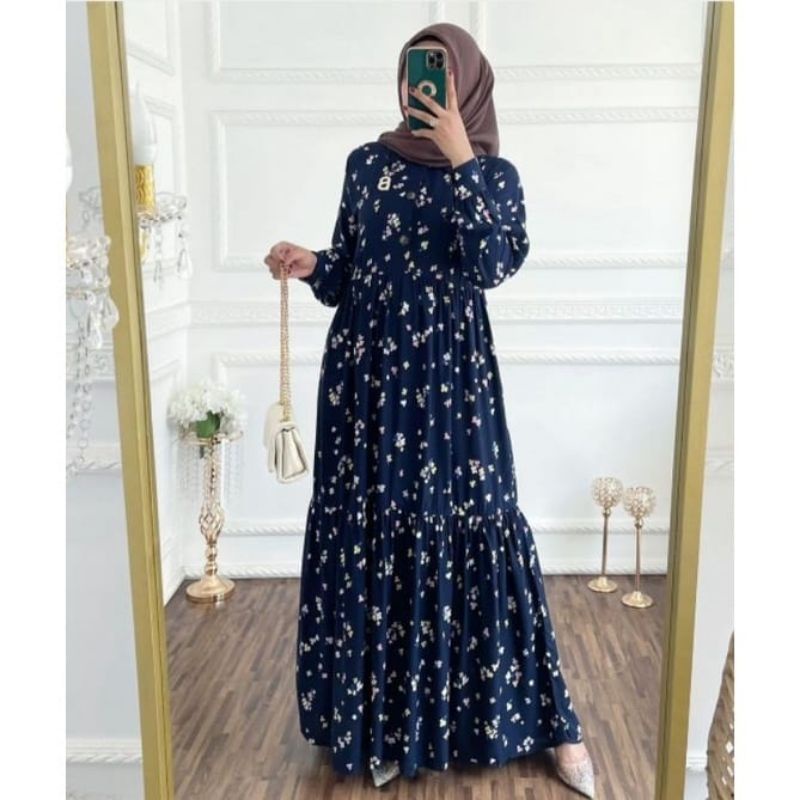 Home dress busui / gamis dress rayon / grosir gamis rumahan busui