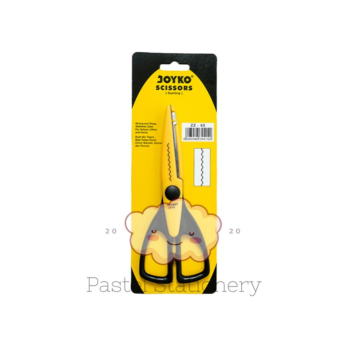 

Gunting Besar Gerigi Joyko ZZ-65 - Stainless Scissors Pemotong Kertas Kuat Tajam
