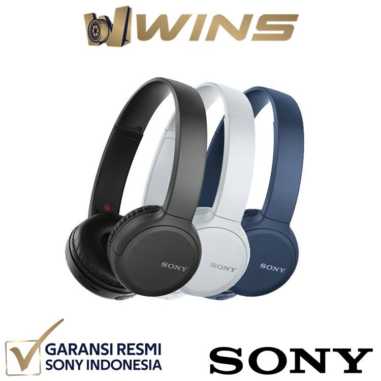 Sony WH-CH510 Wireless Headphones Wireless Bluetooth On-Ear Headset Garansi Resmi PT. SONY INDONESIA