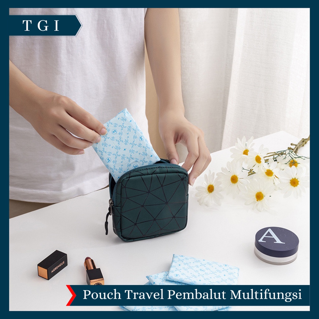 TGI - DOMPET KECIL PEMBALUT | POUCH TRAVEL | DOMPET TEMPAT PENYIMPANAN PEMBALUT WANITA POUCH MAKEUP PREMIUM | POUCH TRAVEL SERBAGUNA | POUCH PEMBALUT | POUCH MAKEUP | POUCH SERBAGUNA | POUCH MULTIFUNGSI | ORGANIZER TRAVEL