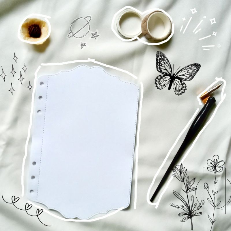 

Loose leaf A5 100 gsm/Kertas file/Kertas Scrapbook Journal