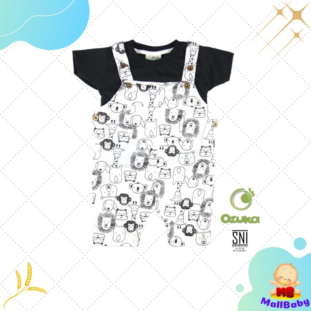 Baju Kodok Bayi Jumper Bayi Laki Laki Lucu Baju Bayi Cowok Kaos Katun Premium Ozuka