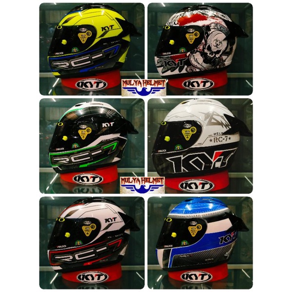Helm KYT rc7 Modif Paket Ganteng