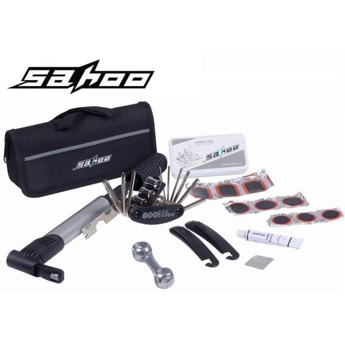 ALL BICYCLE TOOL ALAT REPARASI BAN SEPEDA 1 SET 9 IN 1