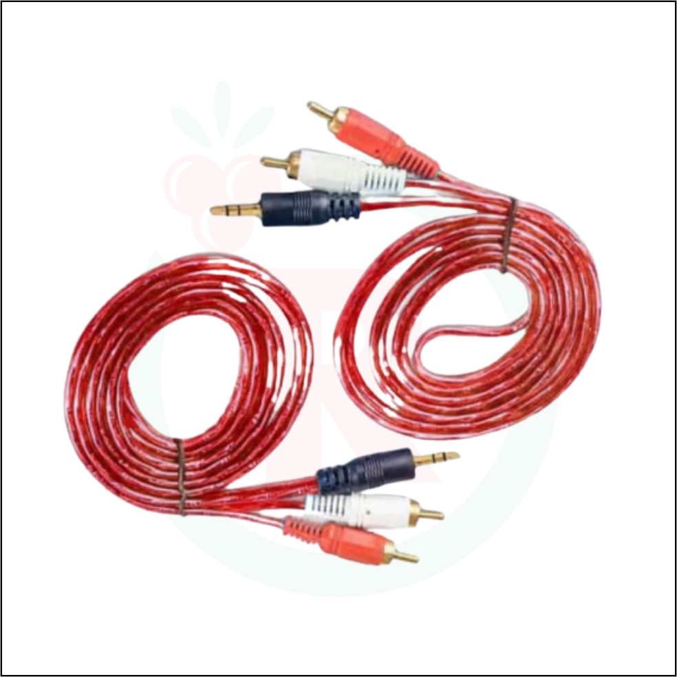 Kabel Audio aux 2 in 1 Jack 3.5mm to RCA AV