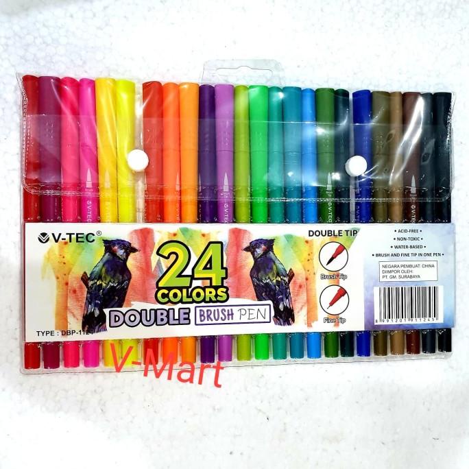 

[[COD]] Double Brush Pen 24 warnaV-tev NEW Kode 157