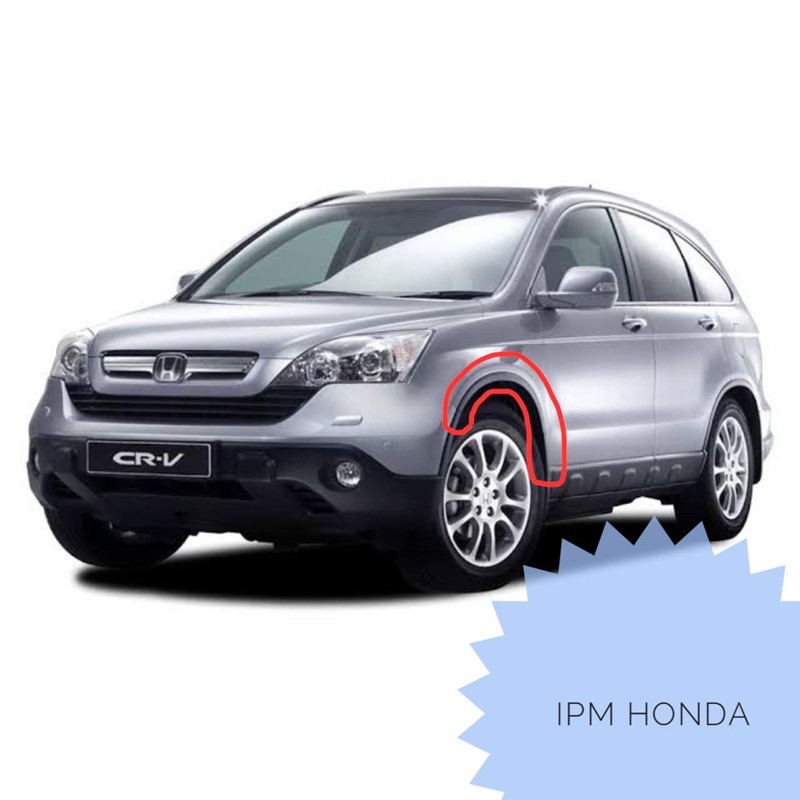 Original Garnish Spakbor List Cover Fender Depan Honda CRV RE Gen 3 2007 2008 2009 2010 2011 2012 74115 SWA Kanan 74165 SWA Kiri