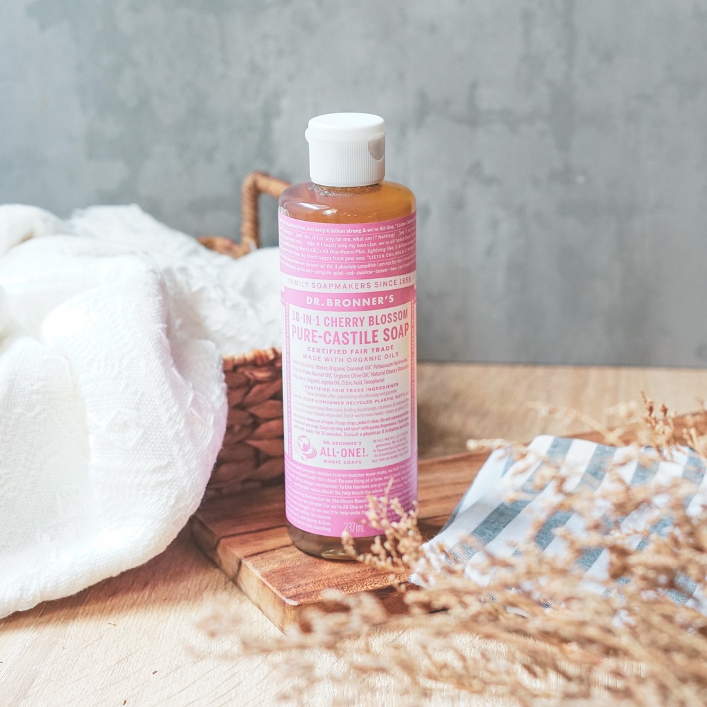 Dr Bronners Cherry Blossom Pure-Castile Soap 237 ml