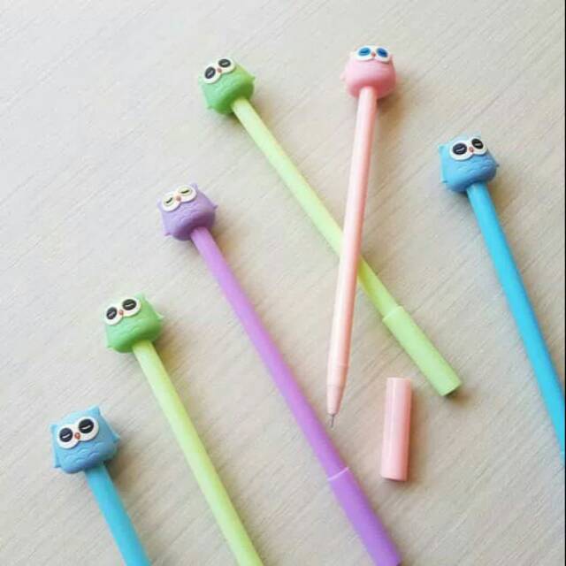 

Pulpen Gel Black Eyes Owl 0.5mm