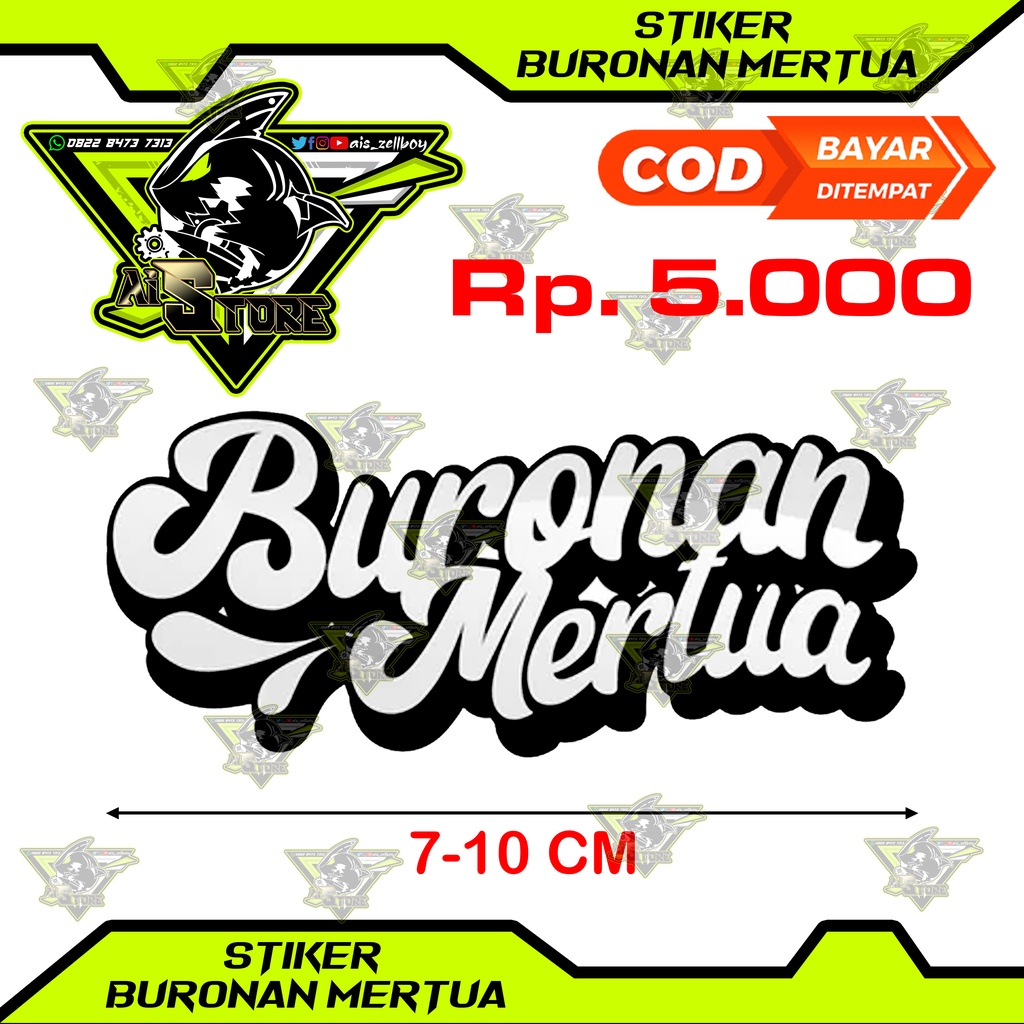 Stiker Buronan Mertua