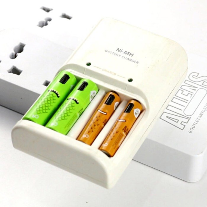 smarttoools battery micro USB rechargeable AAA orange ready stock ori