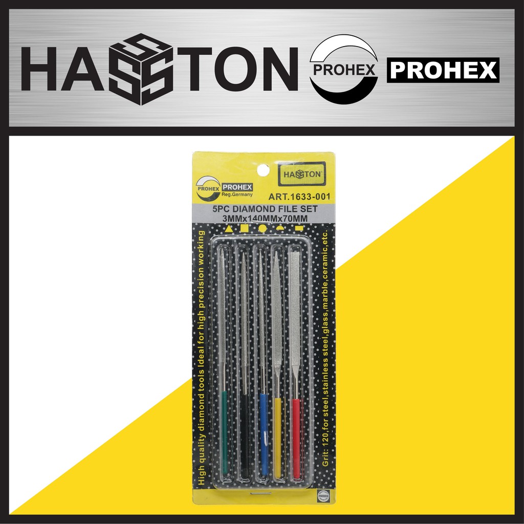 

HASSTON Kikir Mas Diamond File 5 Pc (1633-001)