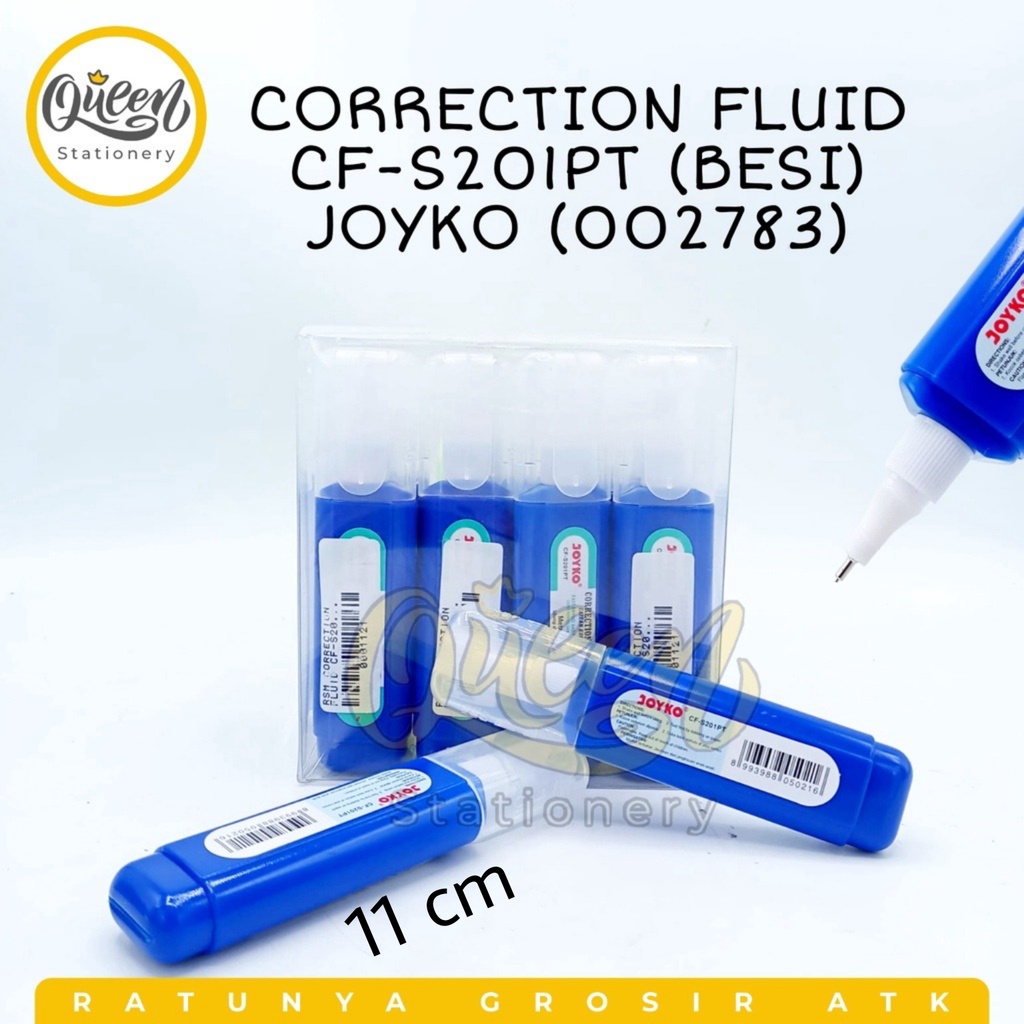 

CORRECTION FLUID CF-S201PT (BESI) JOYKO / TIP-X CAIR / PENGHAPUS CAIR (002783)