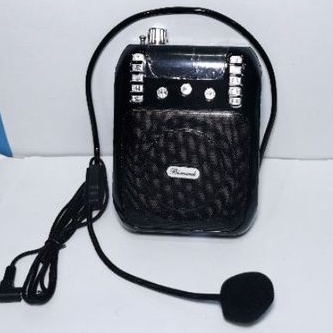 Portable loud speaker BISMARCK BSX 12 MA008 MIC pinggang cocok untuk tour guide guru senam tari