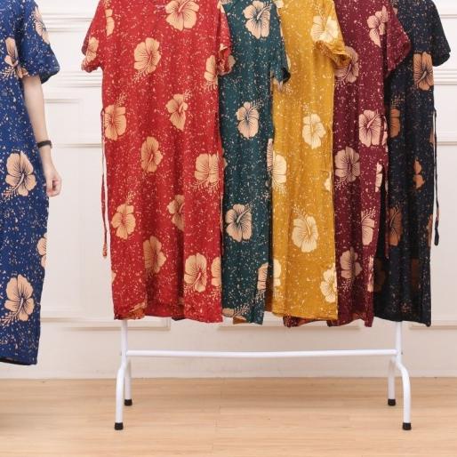 Daster batik pekalongan/ piyama/ baju tidur wanita - Hitam