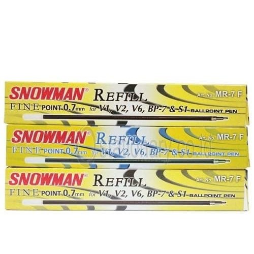 

[ PACK ] Refill Ballpoint / Isi Pulpen - Snowman MR-7F Dus Kuning MURAH!
