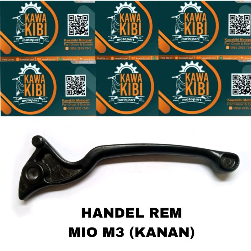 HANDEL MIO M3 (KANAN) HITAM - Tuas Gagang Handle Rem Depan Kanan Mio 125