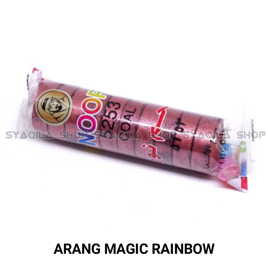 Arang Magic Rainbow Areng Mejik Warna Warni Bara Dupa Bukhur Buhur