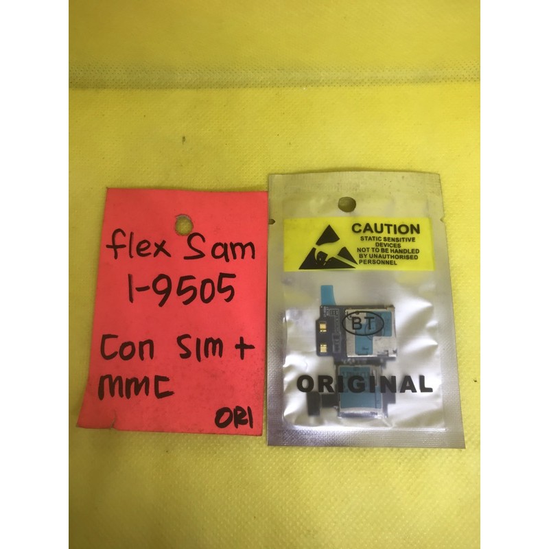 FLEXIBLE FLEXIBEL KONEKTOR SIM / SIM CARD MEMORY SAMSUNG I9505 / S4 KOREA - FLEX CON SIM + MMC SAMSU