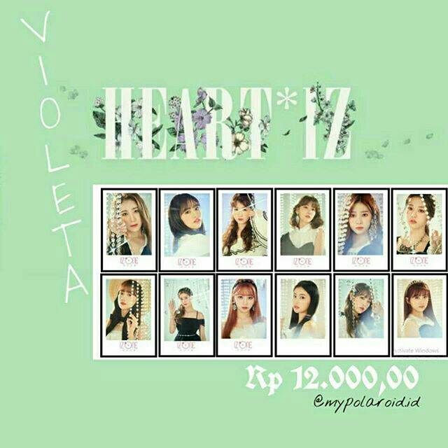 HEART*IZ: VIOLETA - IZ*ONE PHOTOCARD