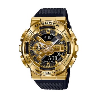 JAM TANGAN PRIA WANITA | RANTAI | KULIT | KARET | MURAH | PRIA CAS*10 GSHOCK GM 110 B gold STRAP RUB