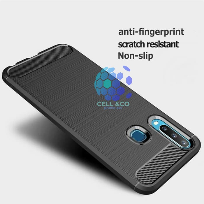 CASE CARBON VIVO Y12 Y15 Y17 casing hp silikon softcase case premium carbon cover