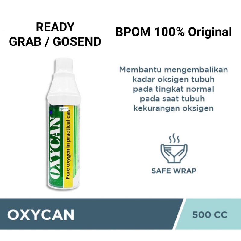 Oxycan Oksigen Portable 500cc Tabung Oksigen Portable - Oxycan Oksigen Murni Portable