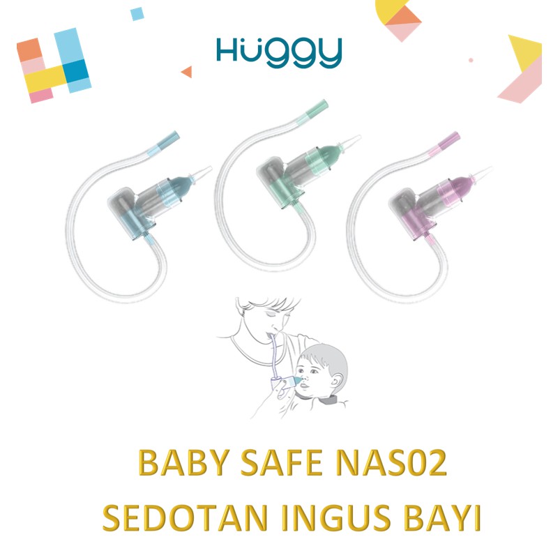 Baby Safe NAS02 Sedotan Ingus Hidung Bayi dengan Pipa Nasal Aspirator