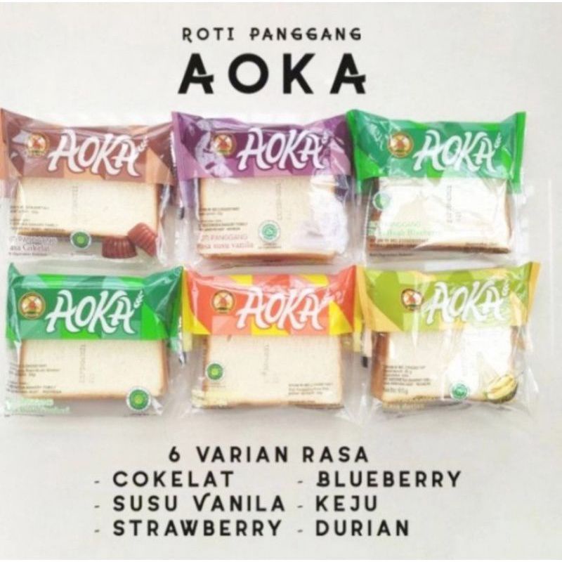 

ROTI PANGGANG AOKA EMPUK BANYAK VARIAN RASA