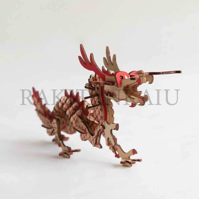 Puzzle Edukasi Rakitan Kaiu model naga