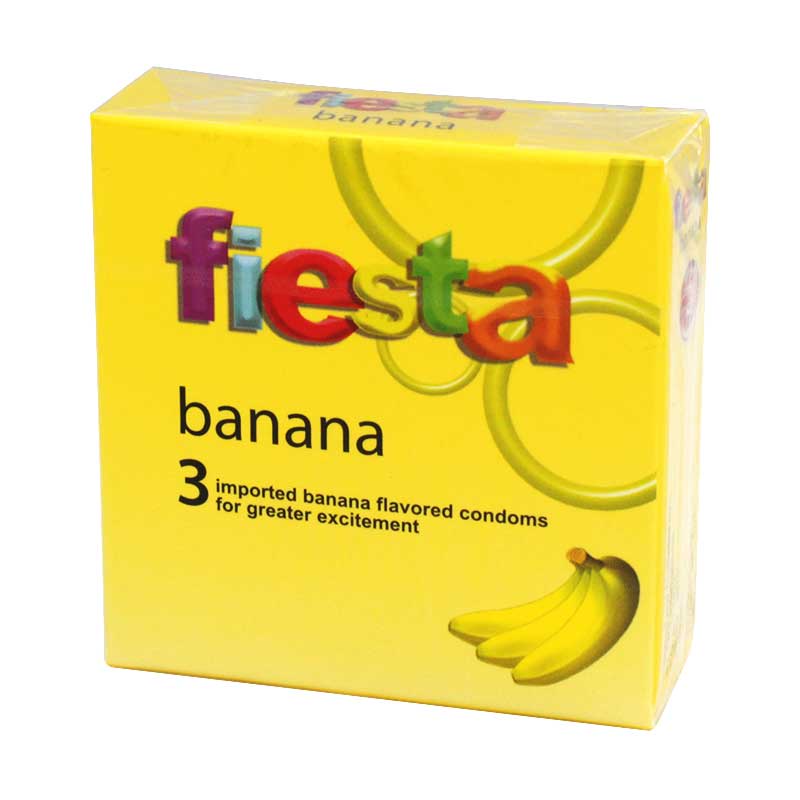 KONDOM FIESTA BANANA 3S PRIVASI AMAN