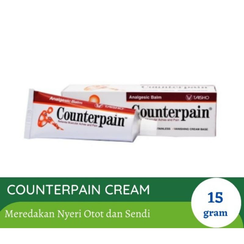 Counterpain 15gr - Meredakan Nyeri Otot dan Pegal Pegal