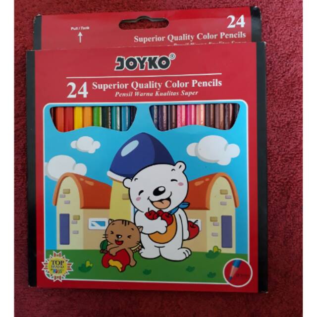 

Pensil warna set 24 joyko murah termurah